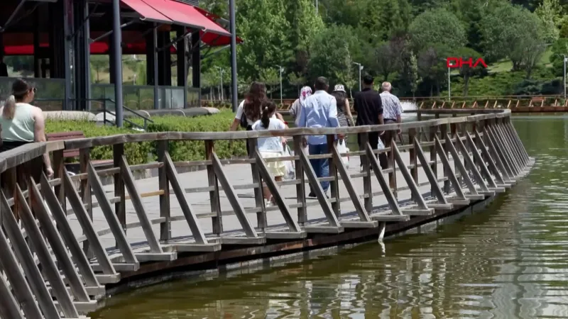Ankara'da park ve mesire yerlerinde bayram hareketliliği