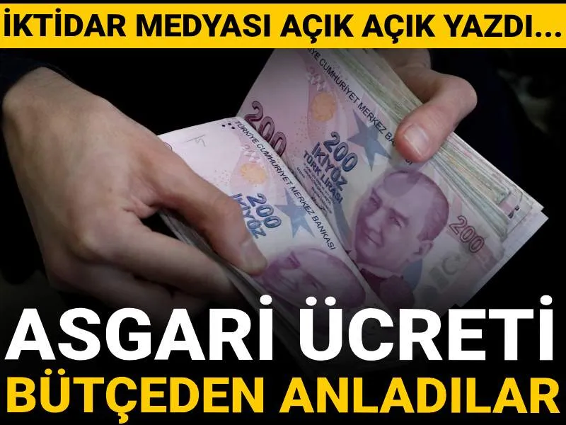 Asgari ücreti bütçeden anladılar! İktidar medyası açık açık yazdı...
