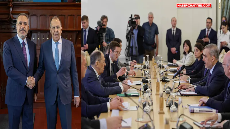 Bakan Hakan Fidan, Rusya Dışişleri Bakanı Sergey Lavrov ile görüştü