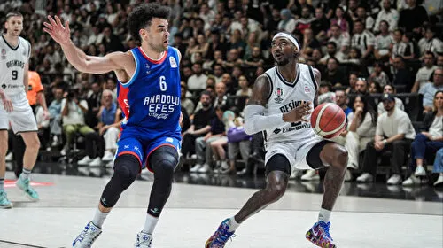 Beşiktaş Anadolu Efes'i farklı mağlup etti: Seride eşitlik var | ÖZET