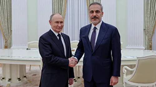 Dışişleri Bakanı Fidan Rusya'da: Putin ile görüştü