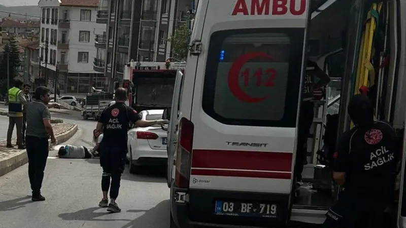 Eskişehir'in komşusunda feci kaza: Temizlik işçisinin ayağı koptu