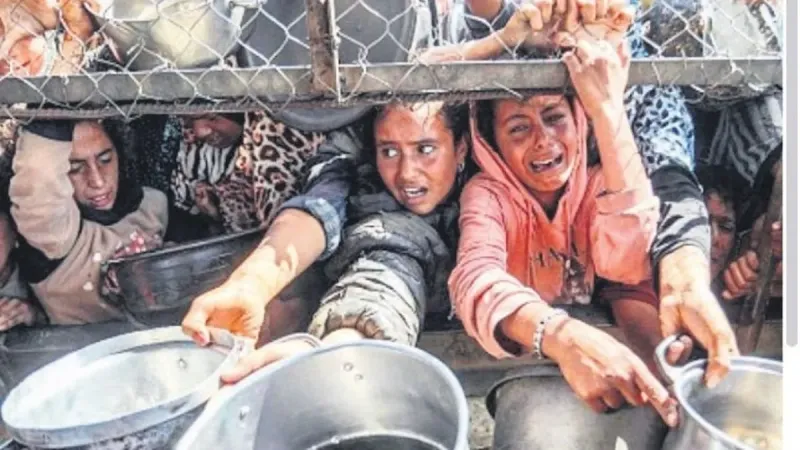 Gazze'de açlık devam ediyor