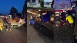 Hatay’da otomobil sepetli motosiklete çarptı: Ortalık savaş alanına döndü, 6 yaralı