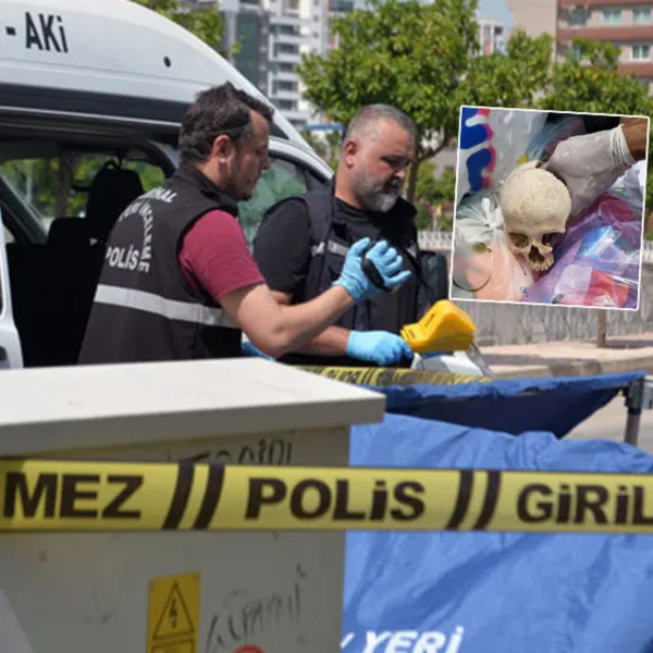 Adana'da Şok! Çöp Kutusunda Çocuk Kafatası Bulundu!