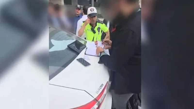 Düğün Konvoyuna Ceza Şoku! Ambulansa Yol Vermediler!