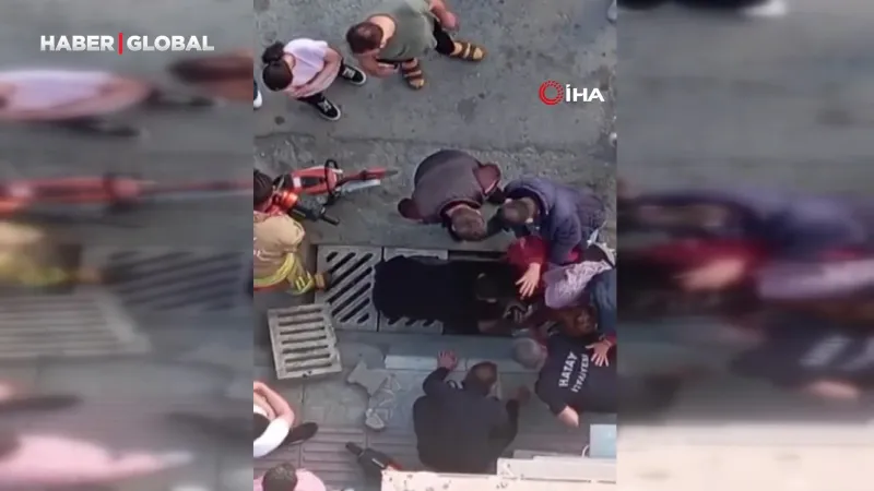 Ayağı Mazgala Sıkıştı! Hatay'da Kadın Ecel Terleri Döktü