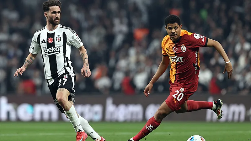 Beşiktaş Galatasaray derbisinde gergin anlar, hakem kart yağdırdı