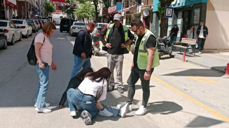 Bilecik'te Motosiklet Kazası! Sürücü Kontrolü Kaybetti!