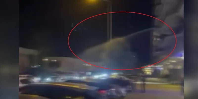 Bursa'da Gürültüye Şok Müdahale! Balkondan Hortumla Su Dehşeti