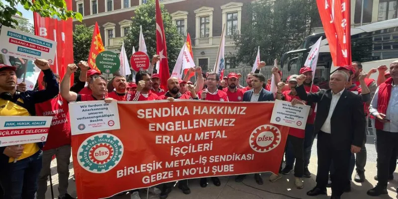 Erlau İşçileri Konsolosluk Önünde! İşte Direnişin Nedeni