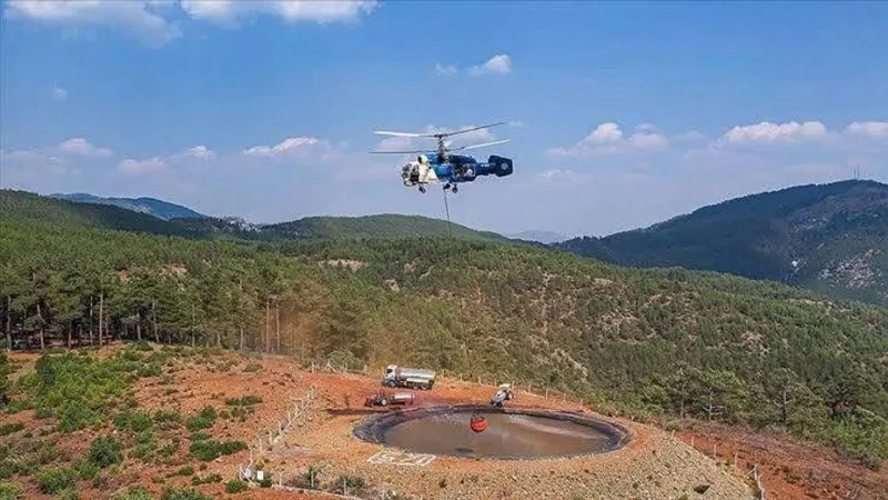 Afyon'da Helikopterli Yangın Havuzu! Ormanlar Artık Güvende mi?
