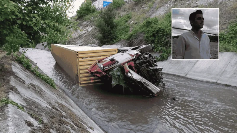 Bilecik'te Feci Kaza: Tır Dereye Uçtu, Sürücü Hayatını Kaybetti!