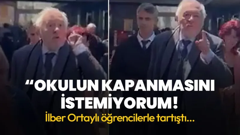 İlber Ortaylı GSÜ'de Öğrencilerle Tartıştı! Nurettin Yıldız Gerginliği