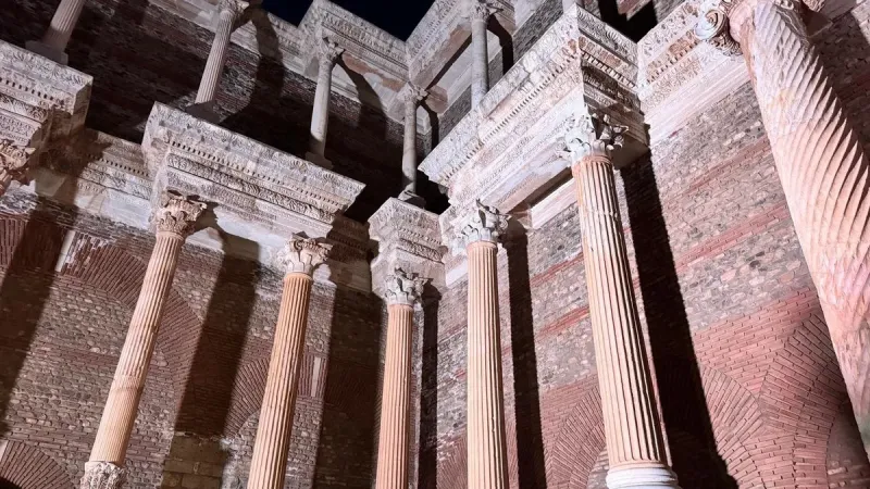 Sardes Antik Kenti Artık Gece de Işıldayacak! İşte Detaylar