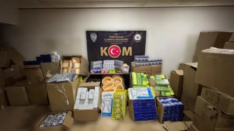 İzmir'de Şok Baskın! 42 Milyonluk Kaçak Mal Ele Geçirildi!
