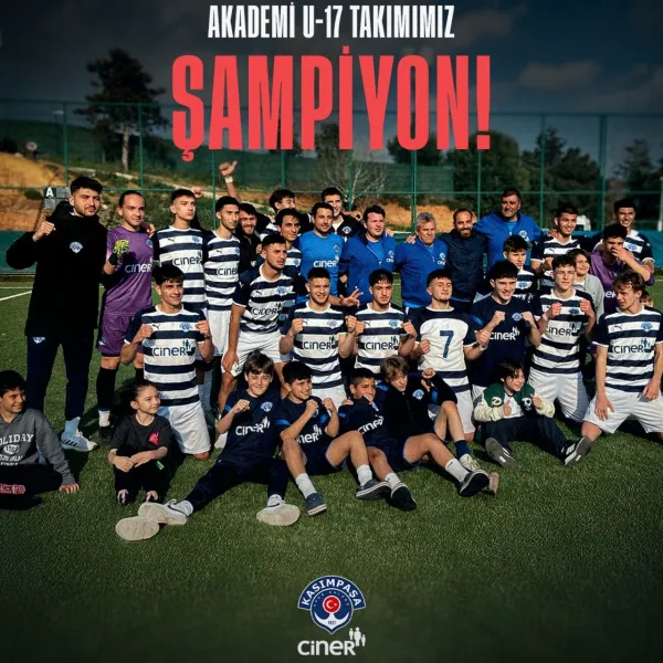 Kasımpaşa U17 Şampiyon! Süper Lige Yükseldiler!