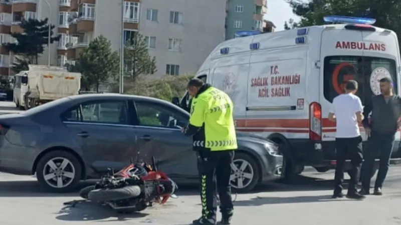 Bilecik'te Feci Kaza! Motosiklet Sürücüsü Yaralı!