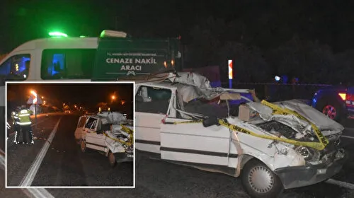 Mersin'de Feci Kaza! Tır Otomobili Ezdi: Acı Kayıp!