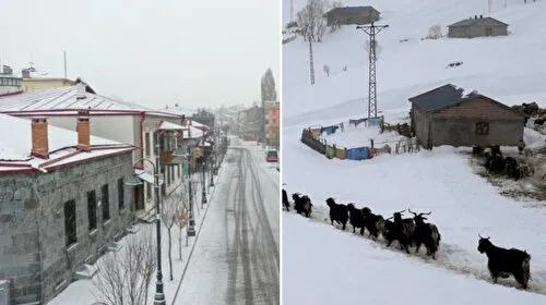 Muş'ta Nisan Sürprizi! Kar Kalınlığı Şaşırttı!