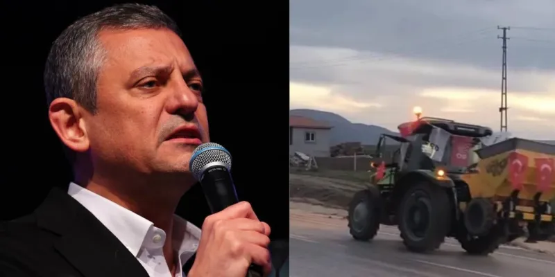 Özgür Özel'den Yozgat'a Traktörlü Giriş: Çiftçiye Destek Mitingi!