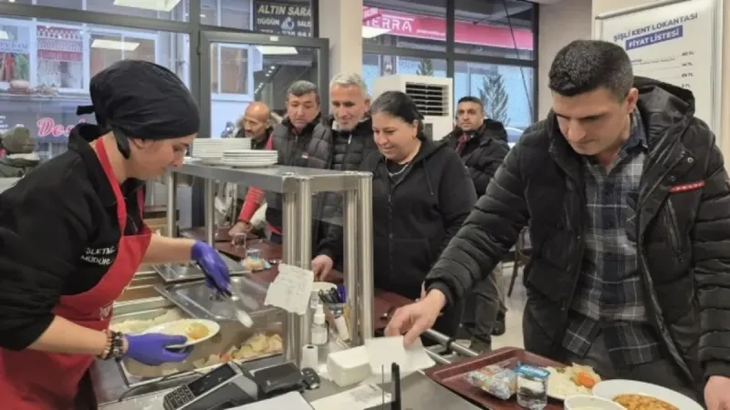 Şişli'de kent lokantası yeniden hizmete açıldı