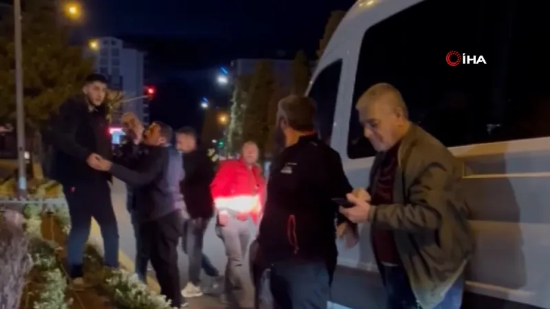 Nevşehir'de Yol Vermeme Kavgası! Yumruklar Havada Uçuştu