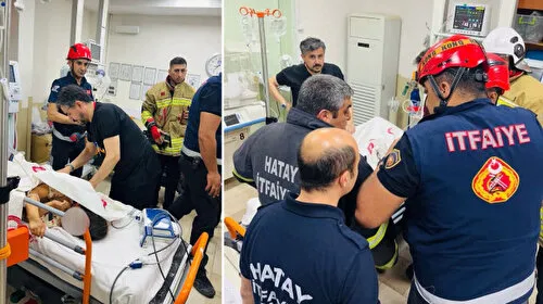 Feci Kaza! Yüksekten Düştü, Beline Demir Saplandı! Şoke Eden Anlar