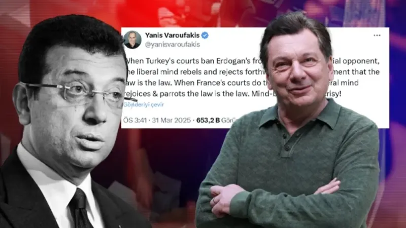 Varoufakis'ten Vedat Milor'a eleştiri: Liberal ikiyüzlülük tepki çekti