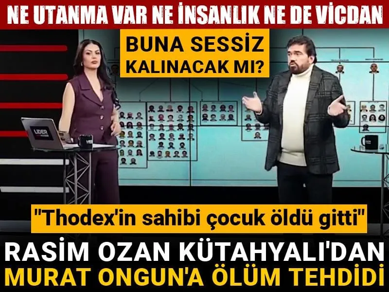 Rasim Ozan'dan Murat Ongun'a Şok Tehdit: Thodex Gibi Olursun!