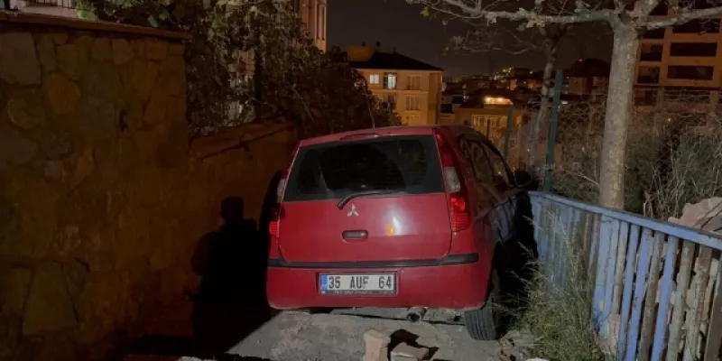 Sarhoş sürücü çıkmaz sokaktan geçmeye çalıştı: 1 yaralı